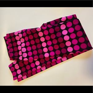 Kids K-Deer leggings size L Disco Dot print. Worn 1X